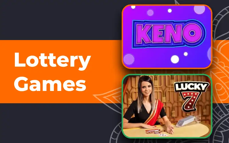Lottery games at 9Winz casino