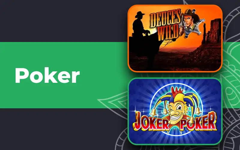 Poker tables at 9Winz casino